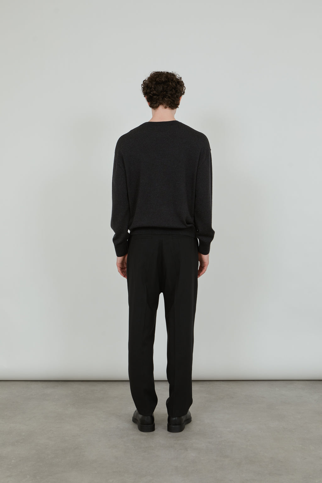 Albert knit | Black - Ultrafine merino wool