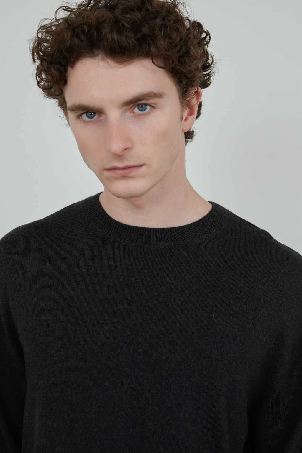 Albert knit | Black - Ultrafine merino wool