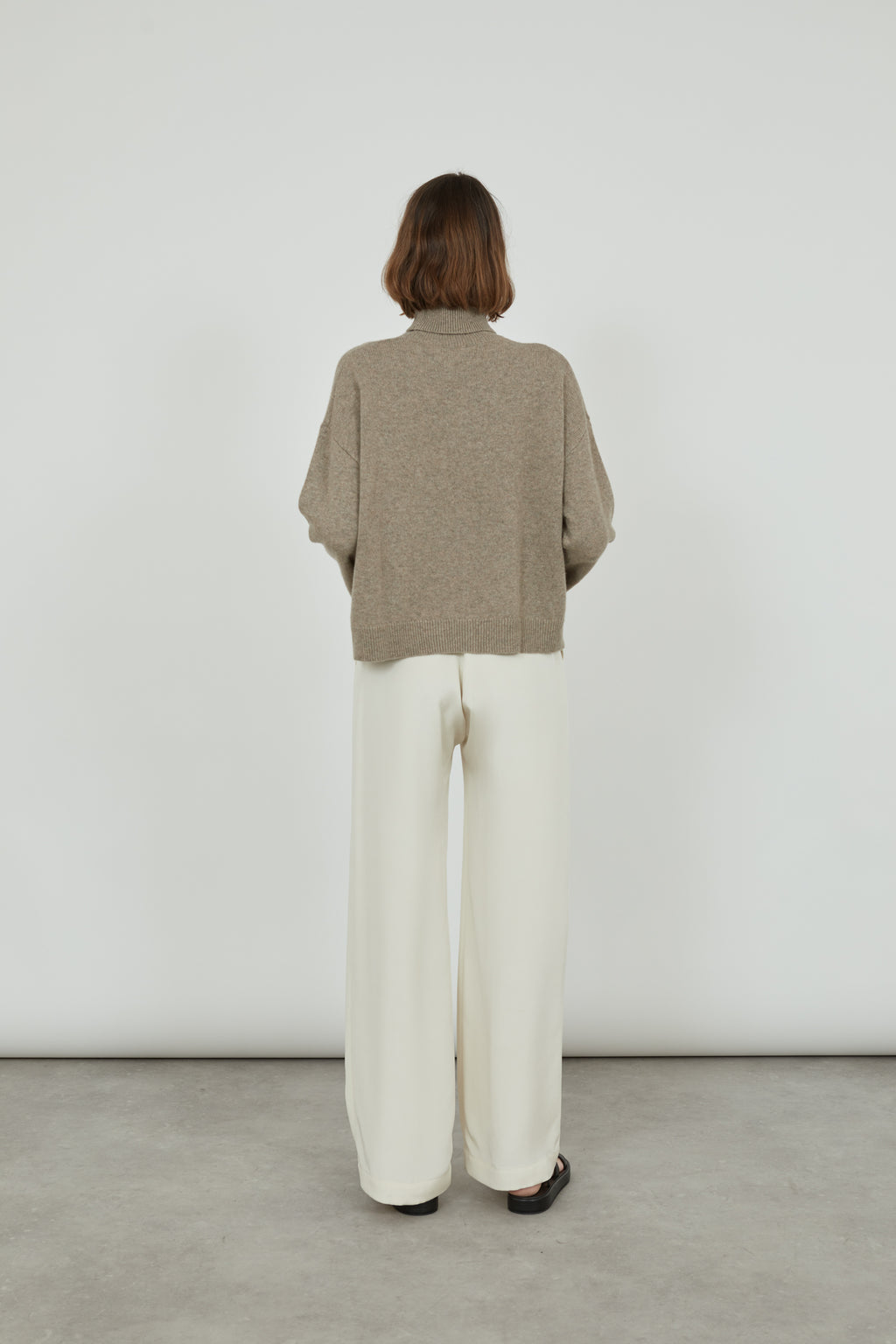 Alicia knit | Biscuit - Cashmere wool