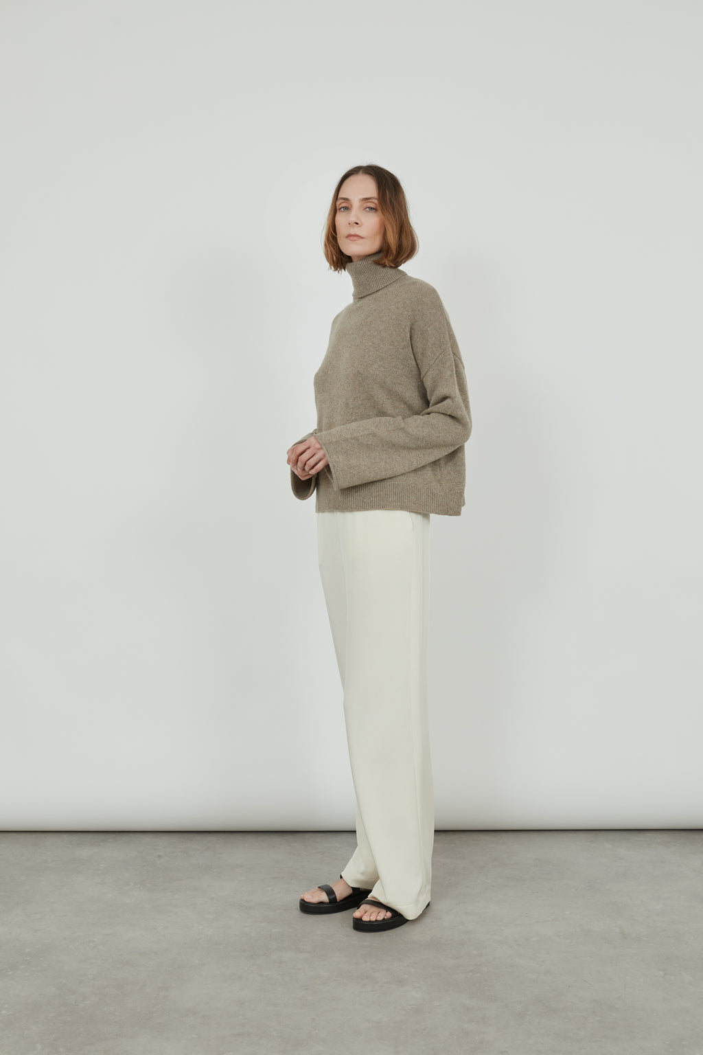 Alicia knit | Biscuit - Cashmere wool