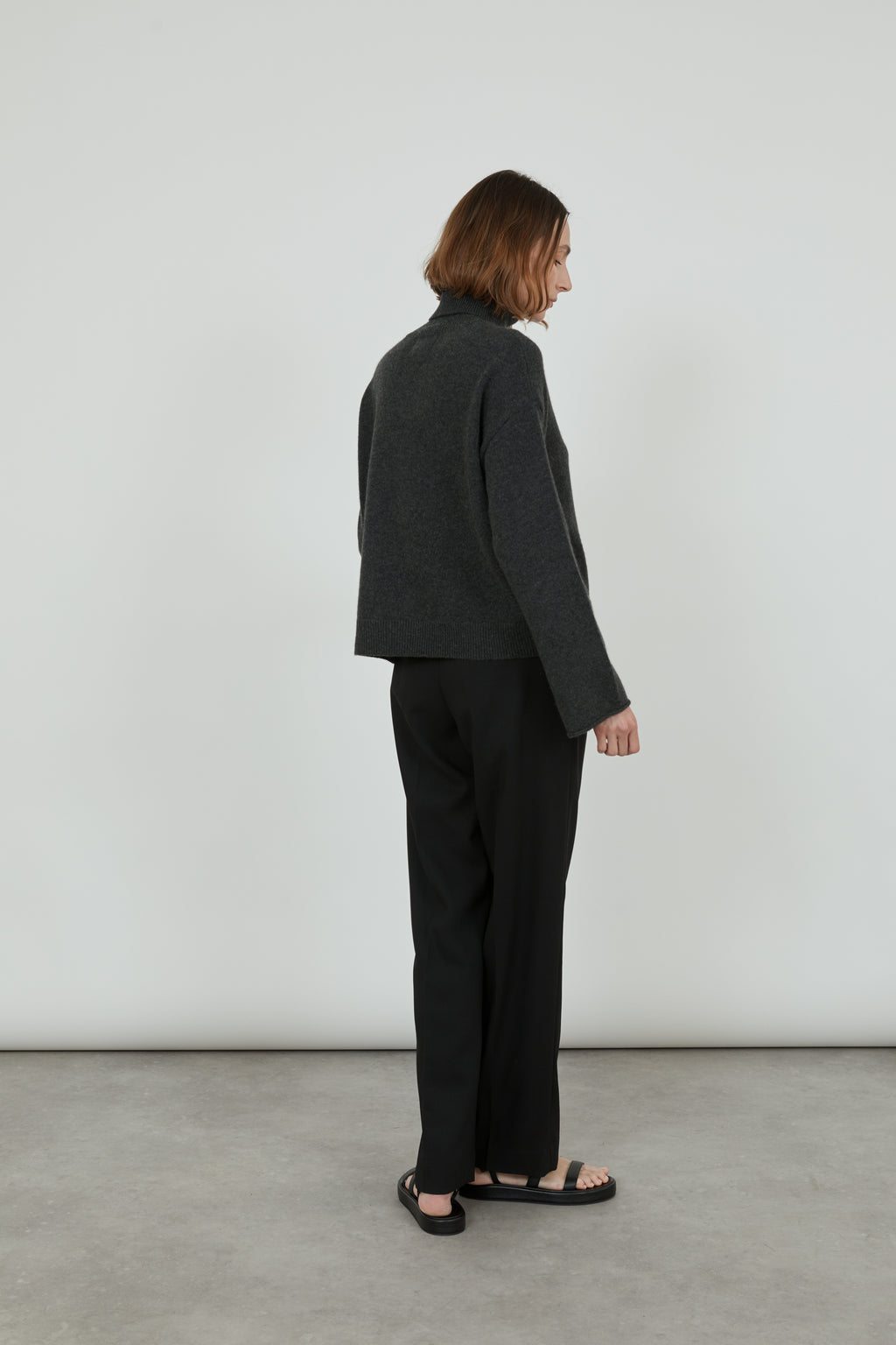 Alicia knit | Dark Grey - Cashmere wool