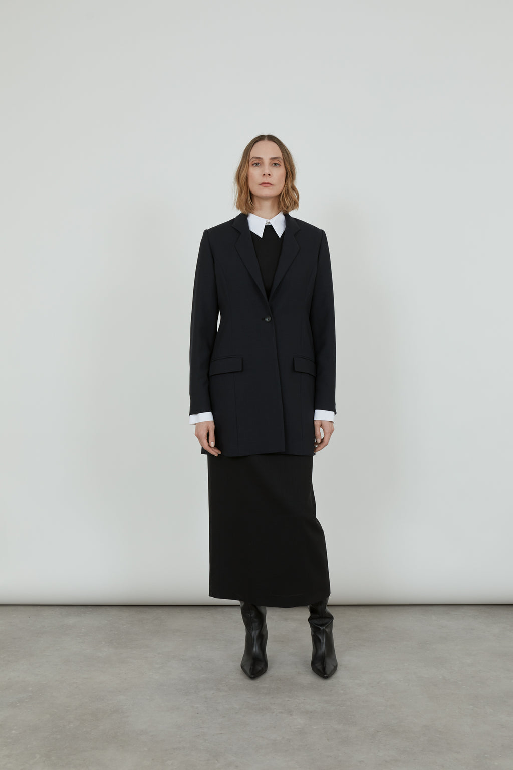 Aria blazer | Black - Virgin wool