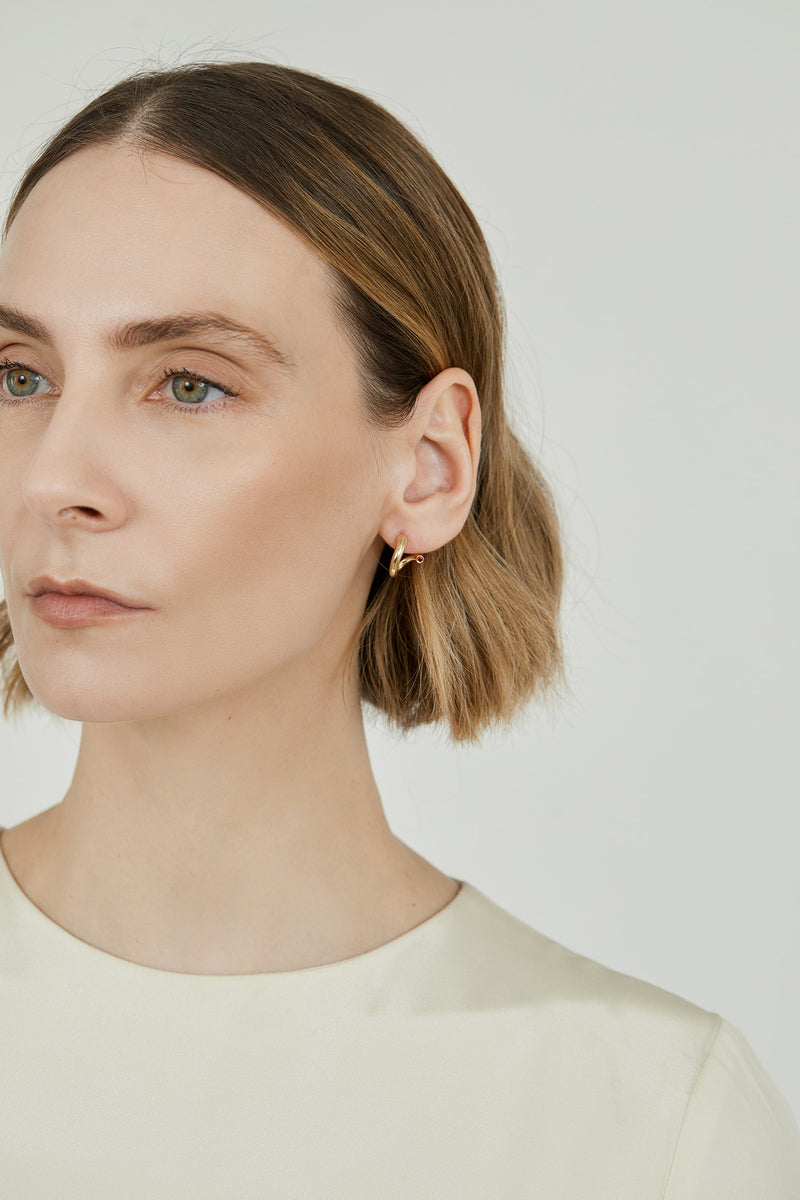 Cosima earrings | 18K gold - Ruby