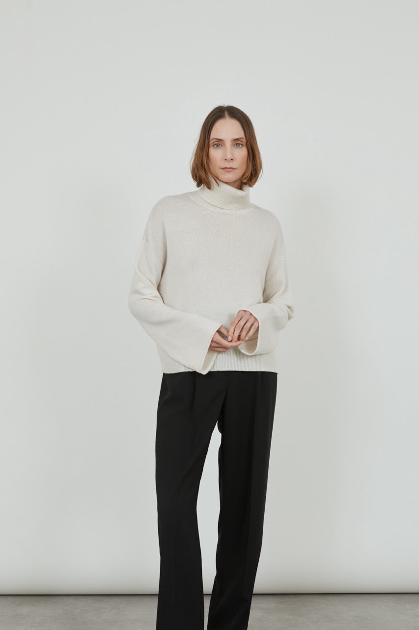 Alicia knit | Off white - Cashmere