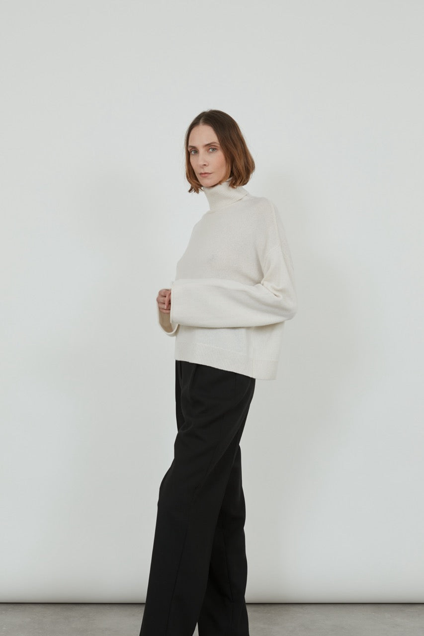 Alicia knit | Off white - Cashmere