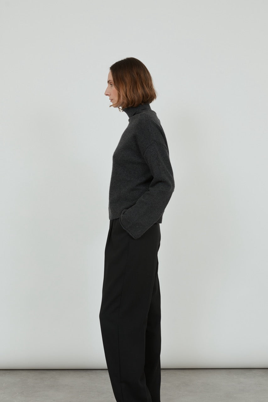 Alicia knit | Dark grey - Cashmere