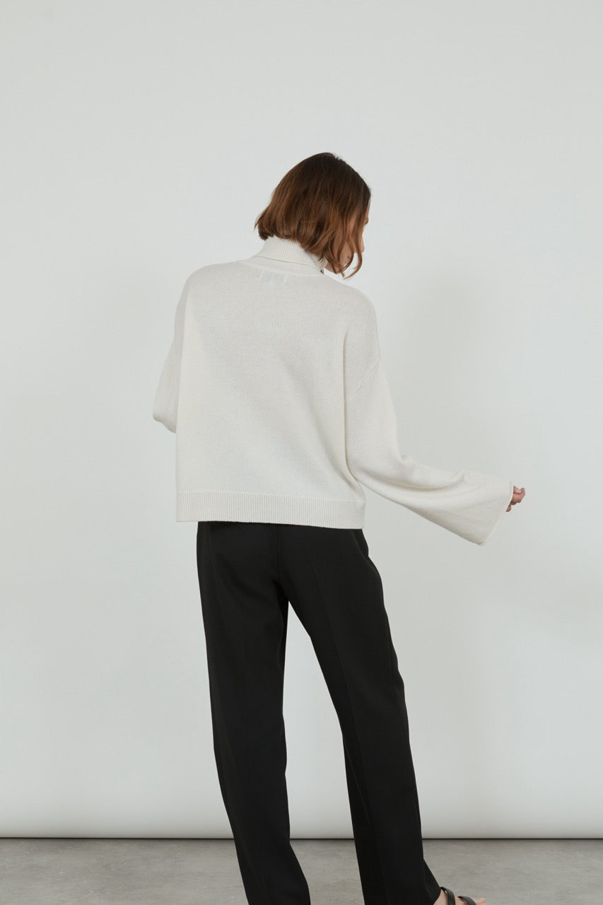 Alicia knit | Off white - Cashmere