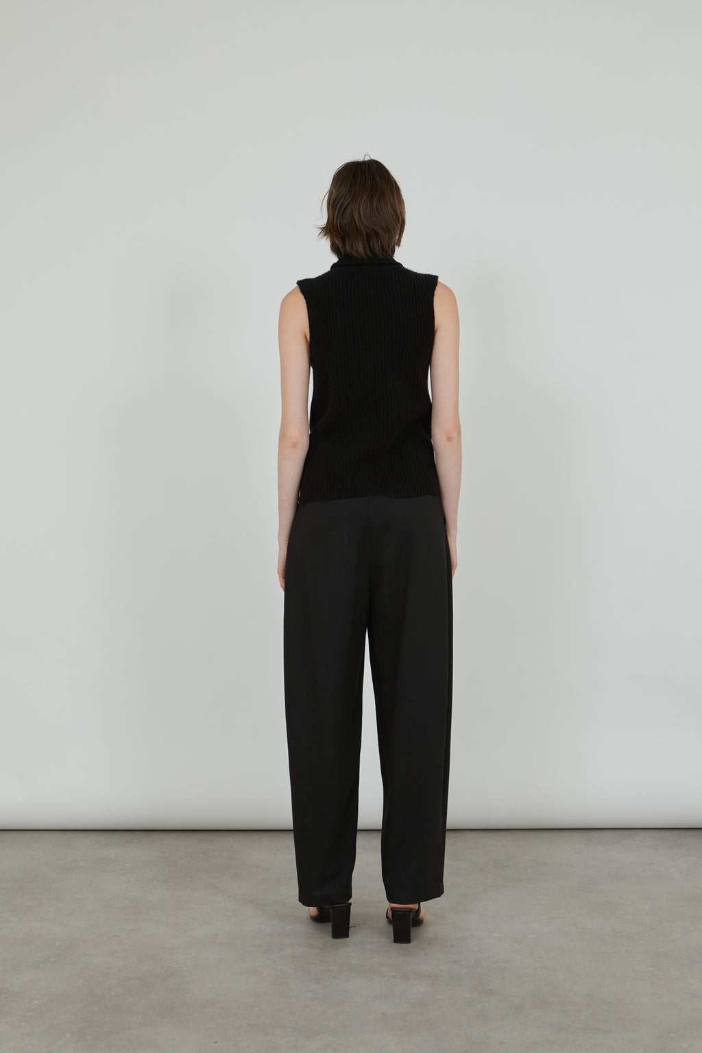 Deborah chunky knit | Black - Cashmere