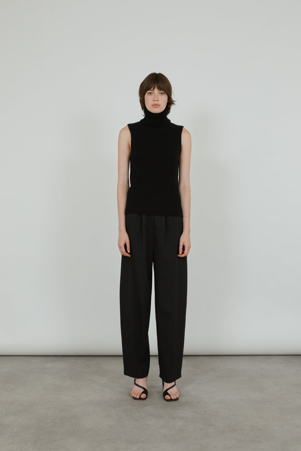 Deborah chunky knit | Black - Cashmere