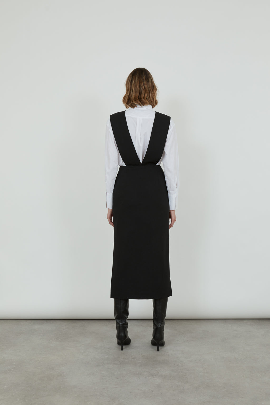Fidelia skirt | Black - Virgin wool