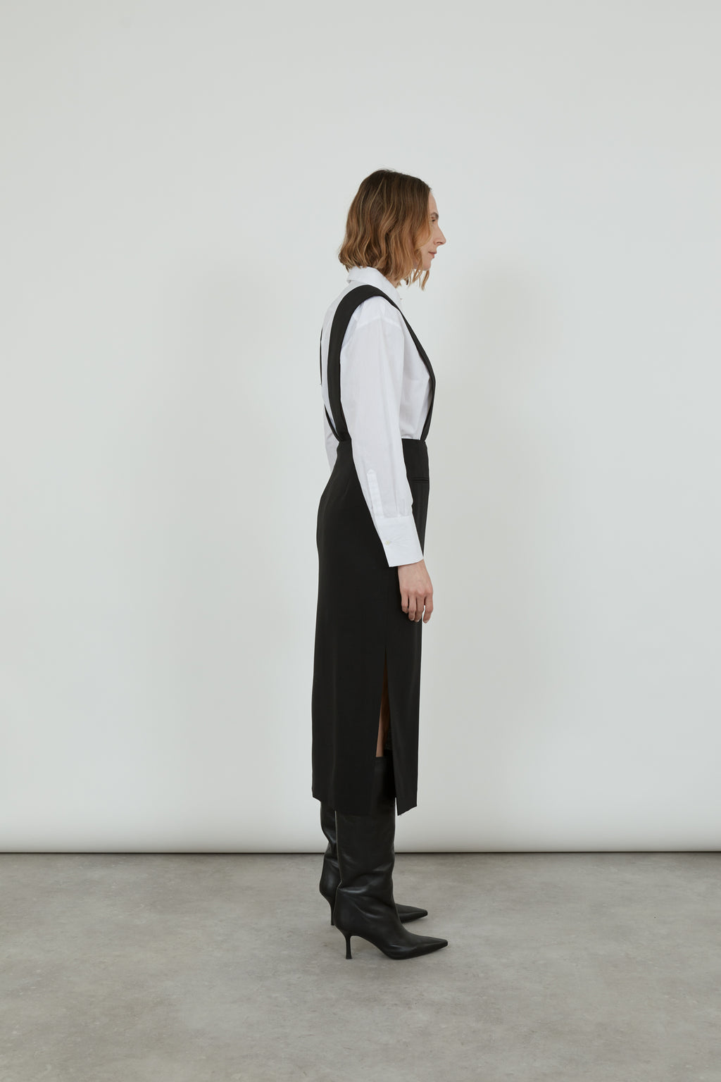 Fidelia skirt | Black - Virgin wool
