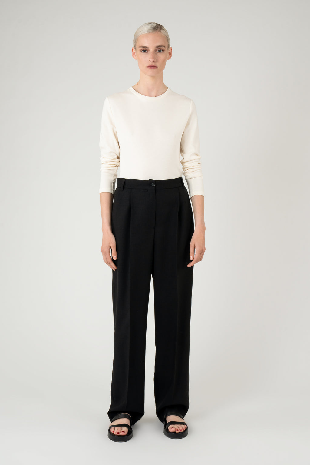 Jo T-shirt | Offwhite - Organic cotton