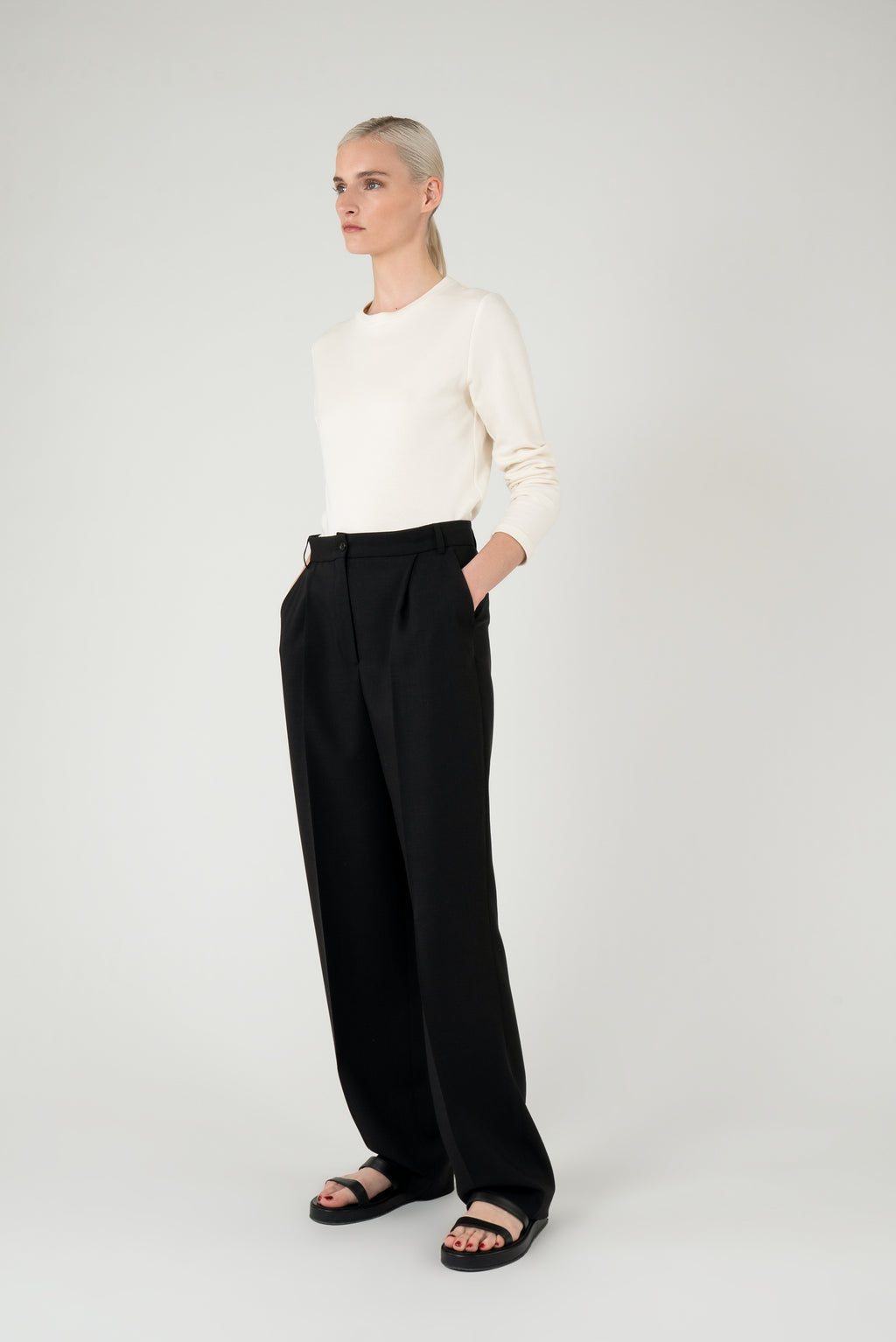 Jo T-shirt | Offwhite - Organic cotton