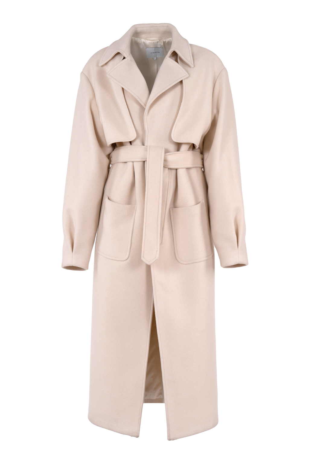 Karin Coat | Off White - Cashmere wool