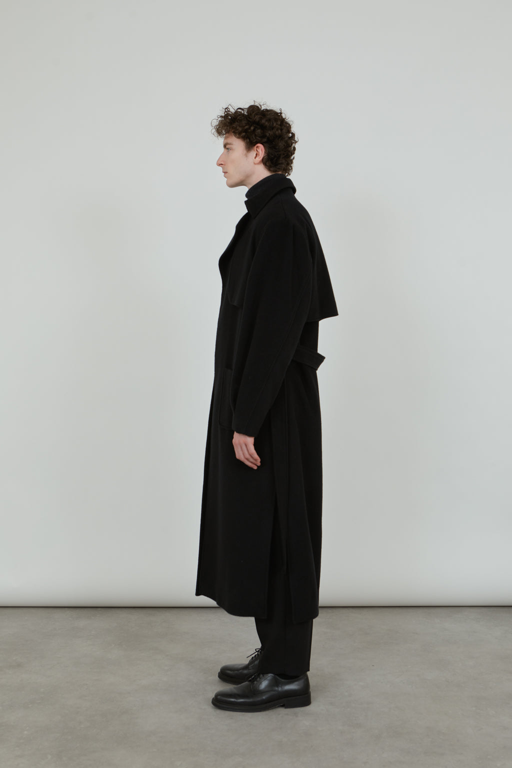 Karin coat | Black - Cashmere wool