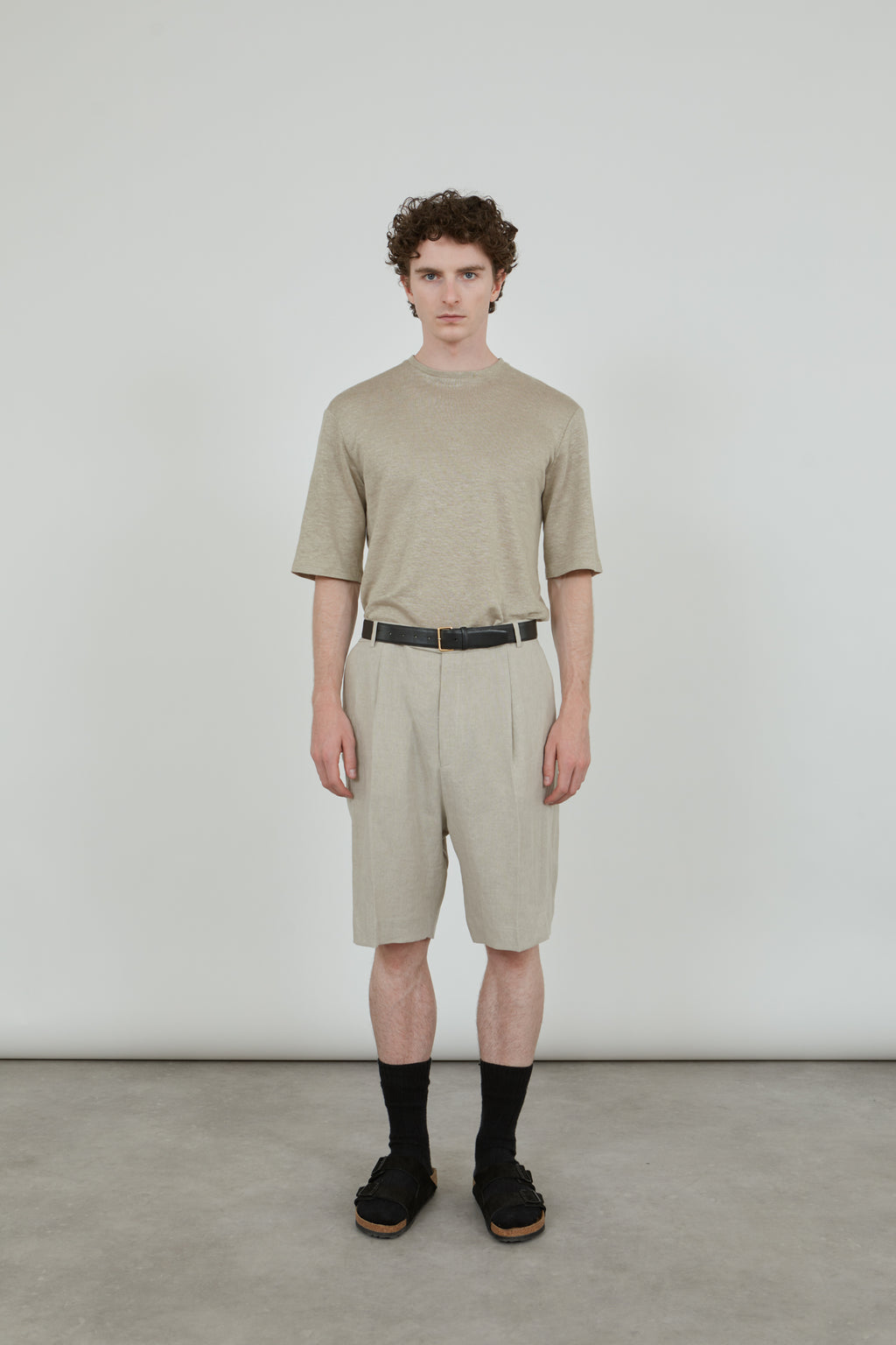 Maiko shorts | Beige - Linen
