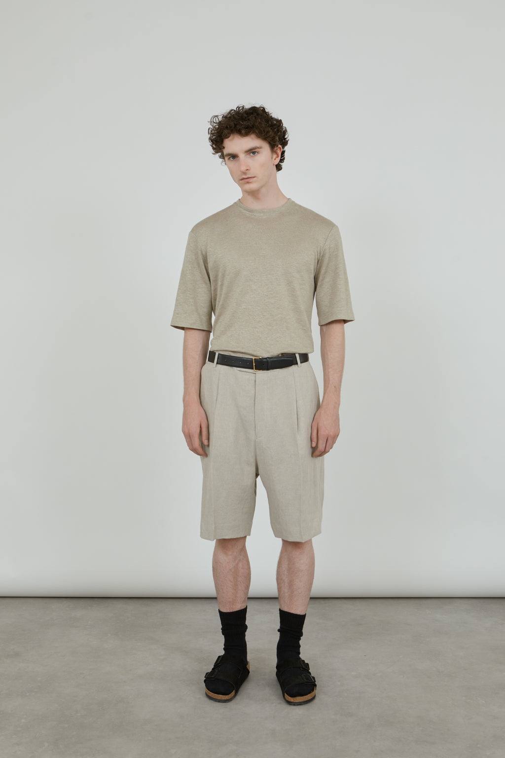 Maiko shorts | Beige - Linen