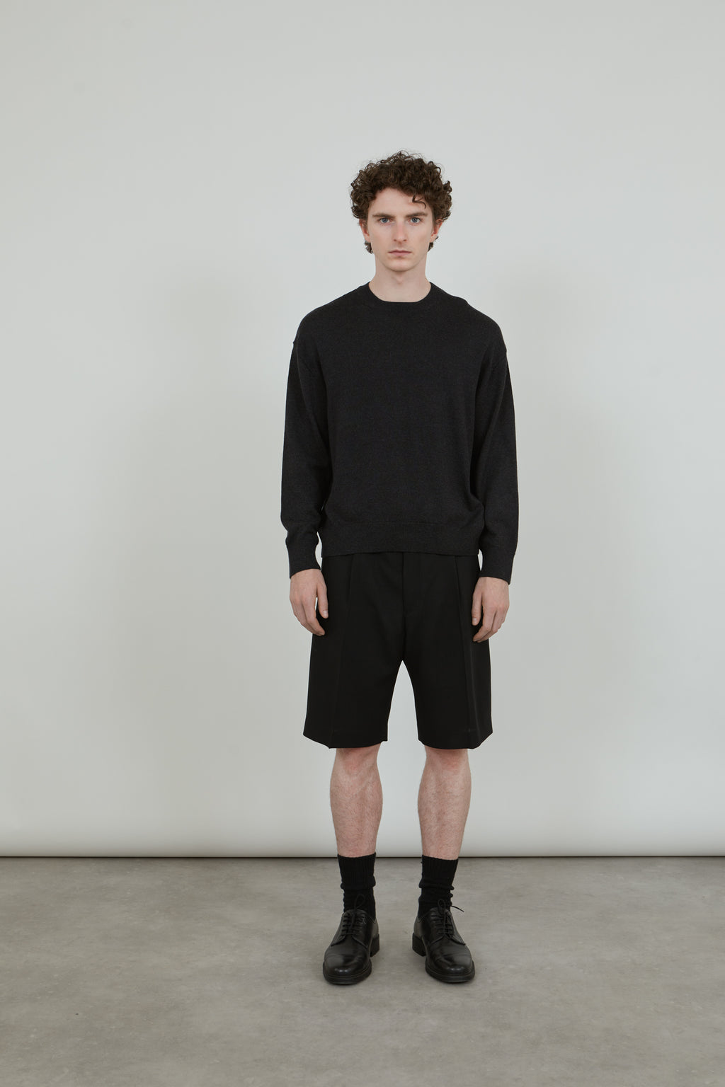 Maiko shorts | Black - Virgin wool