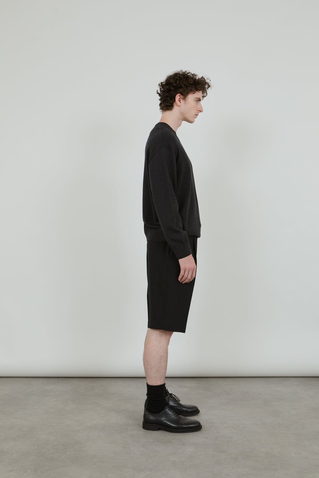 Maiko shorts | Black - Virgin wool