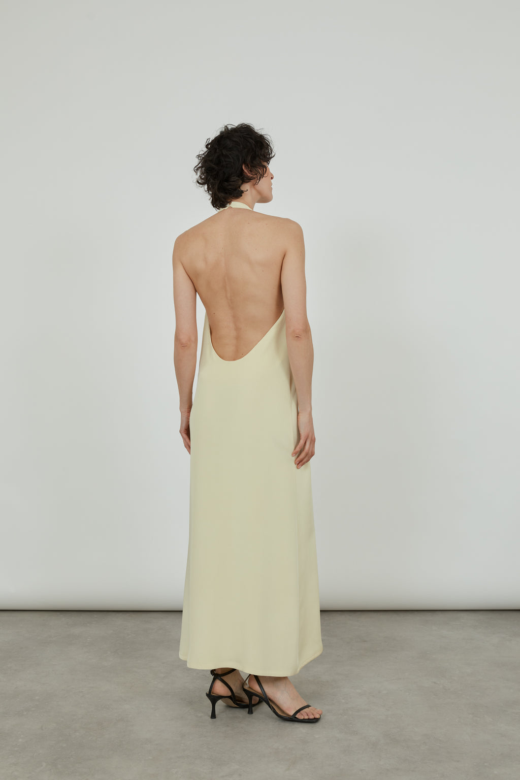 butter yellow dress