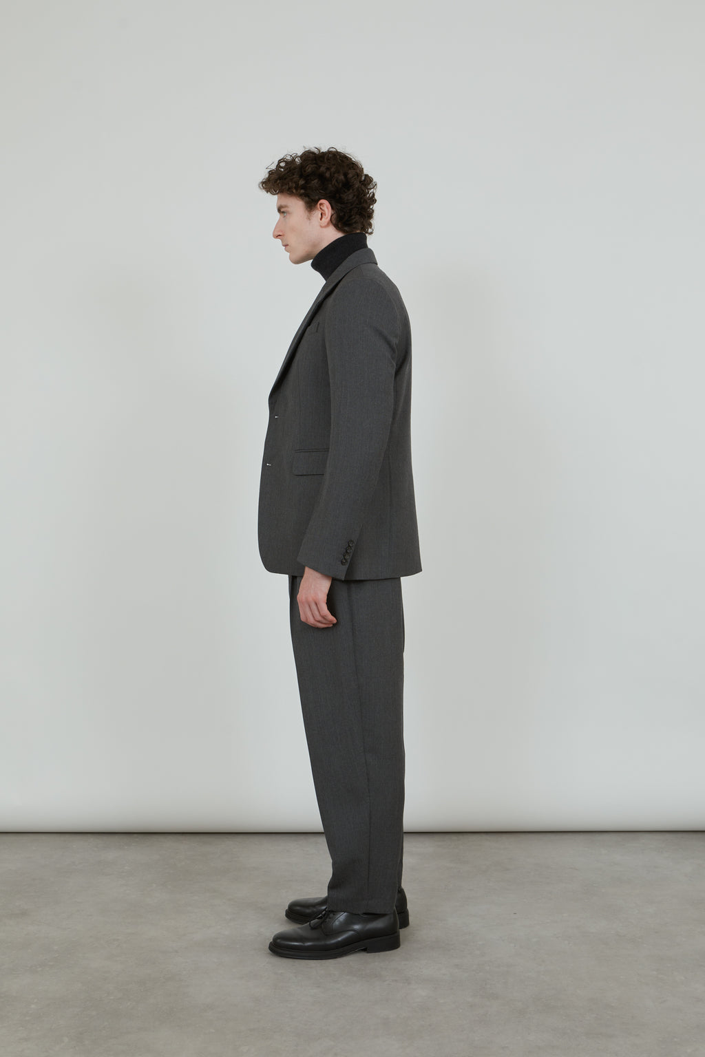 Morris blazer | Dark Grey - Virgin wool