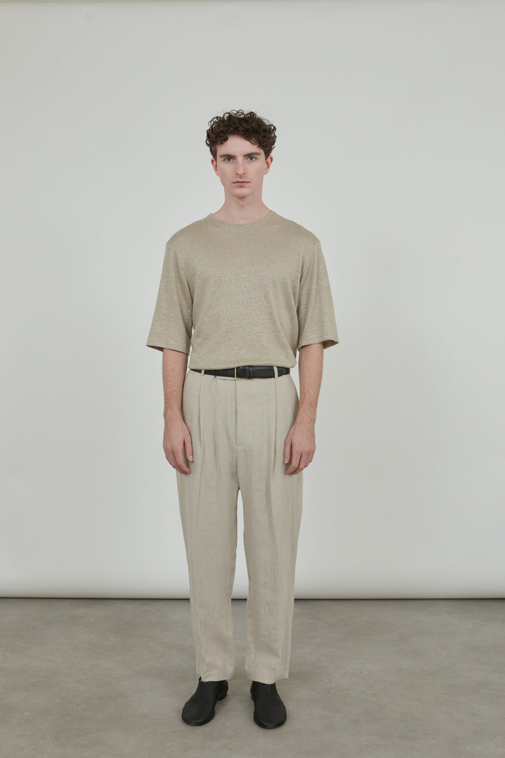 Ronin trousers | Beige - Linen