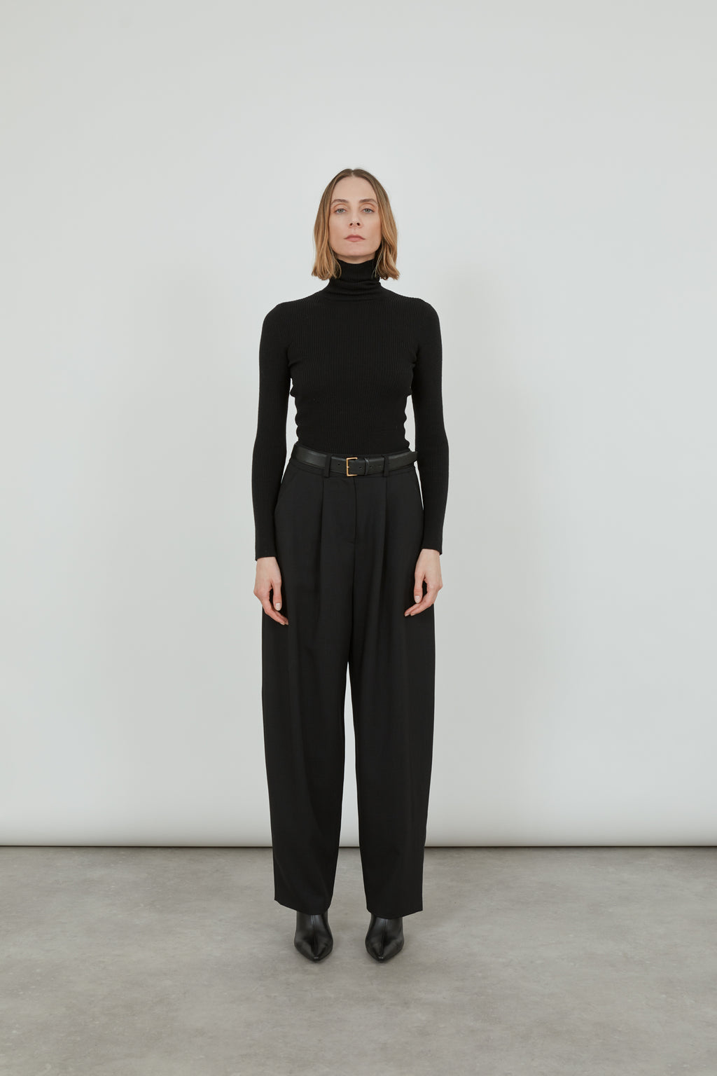 Sada trousers | Black - Virgin wool