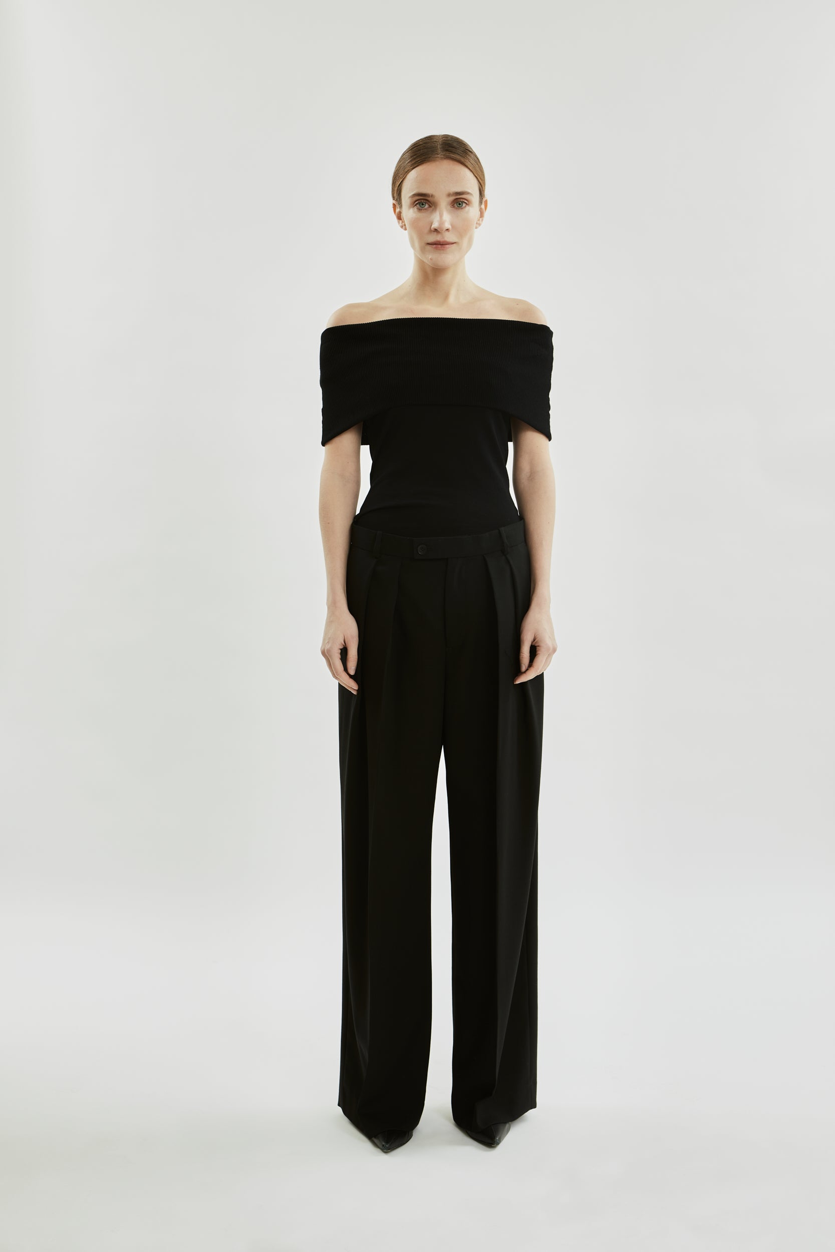 Scarlet top | Black - Cotton