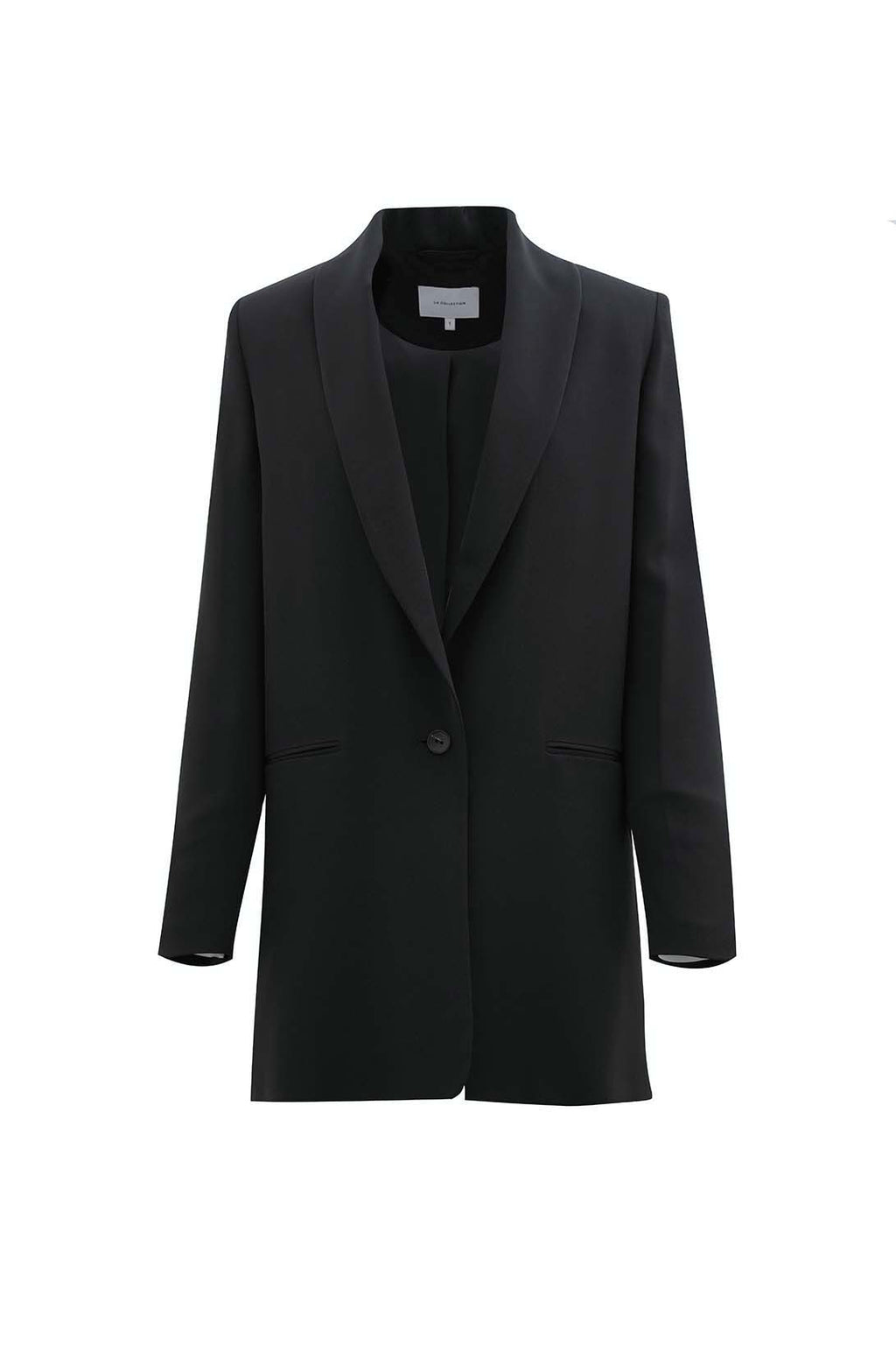 Amandine blazer | Black - Crepe silk