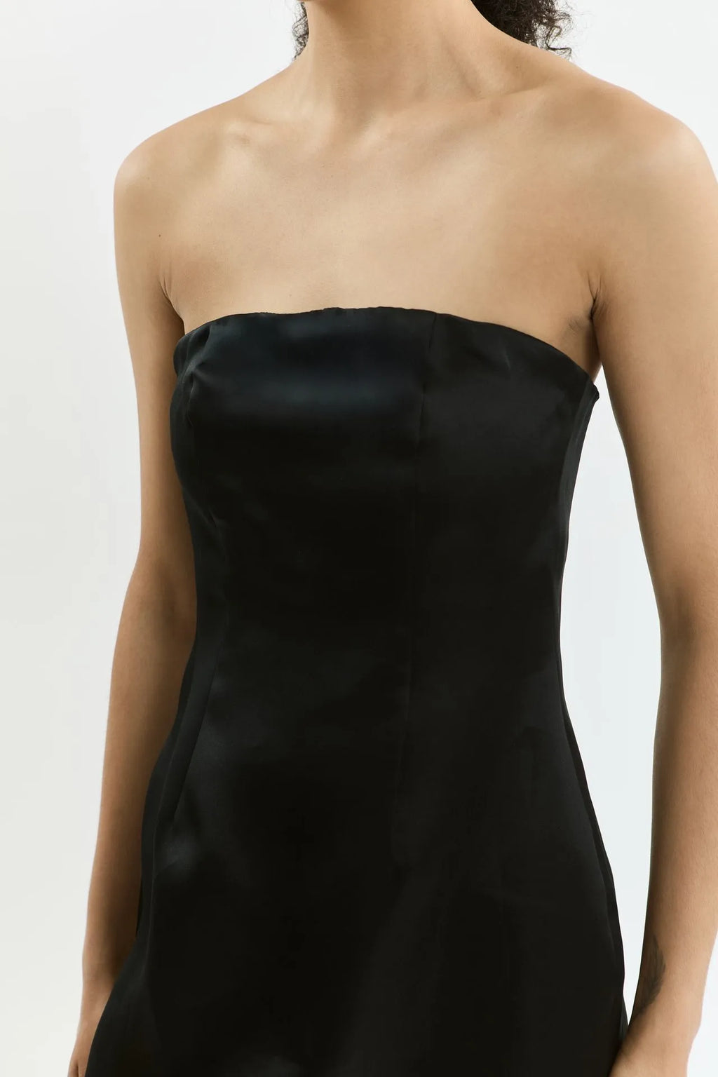 Hannah dress | Black - Organza silk