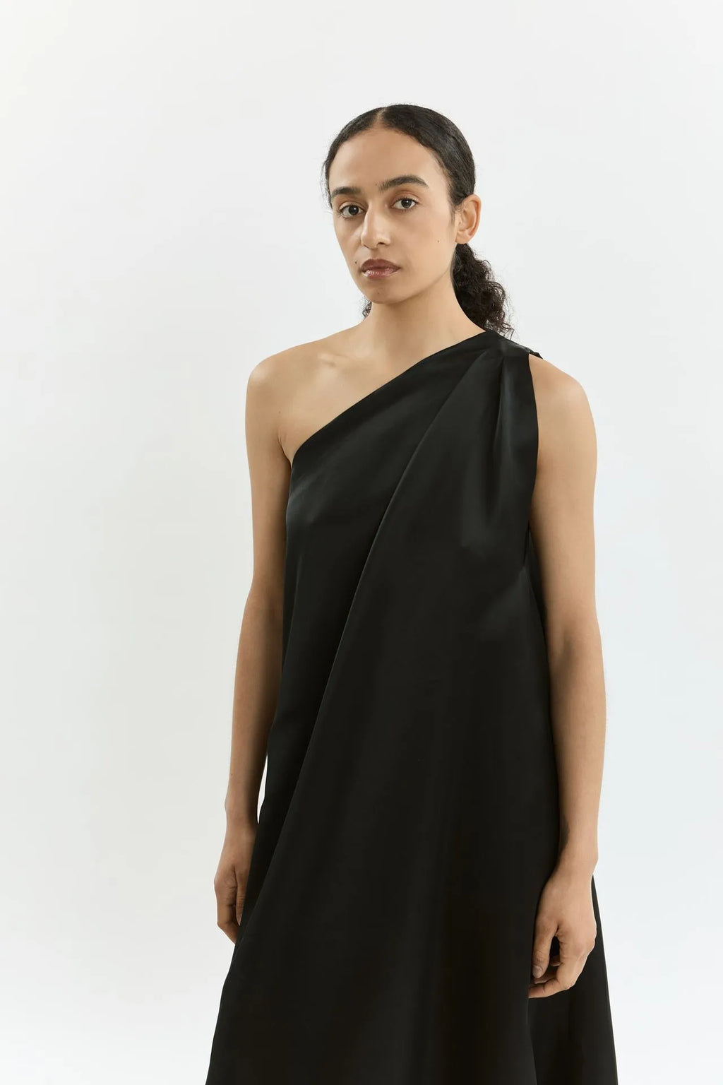 Janet dress | Black - Organza silk