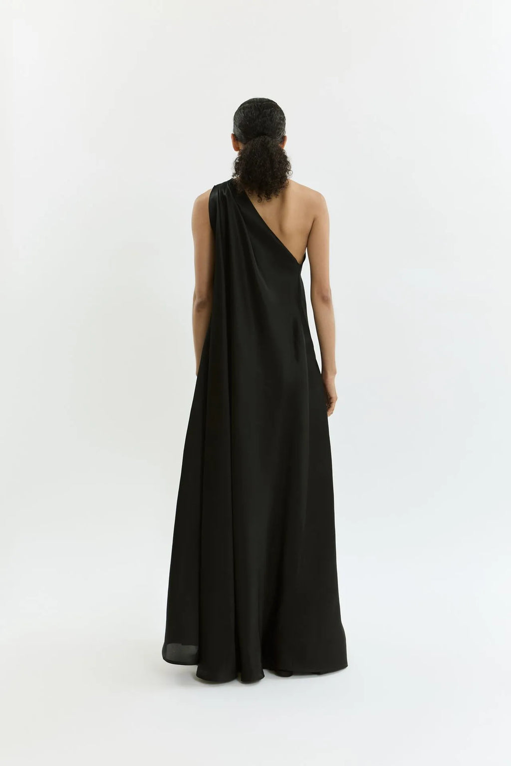 Janet dress | Black - Organza silk