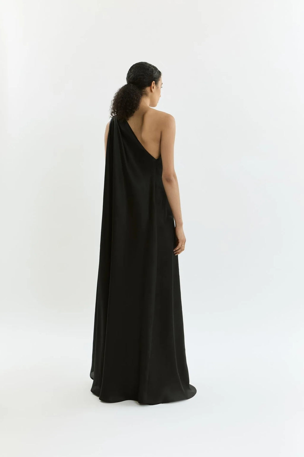 Janet dress | Black - Organza silk