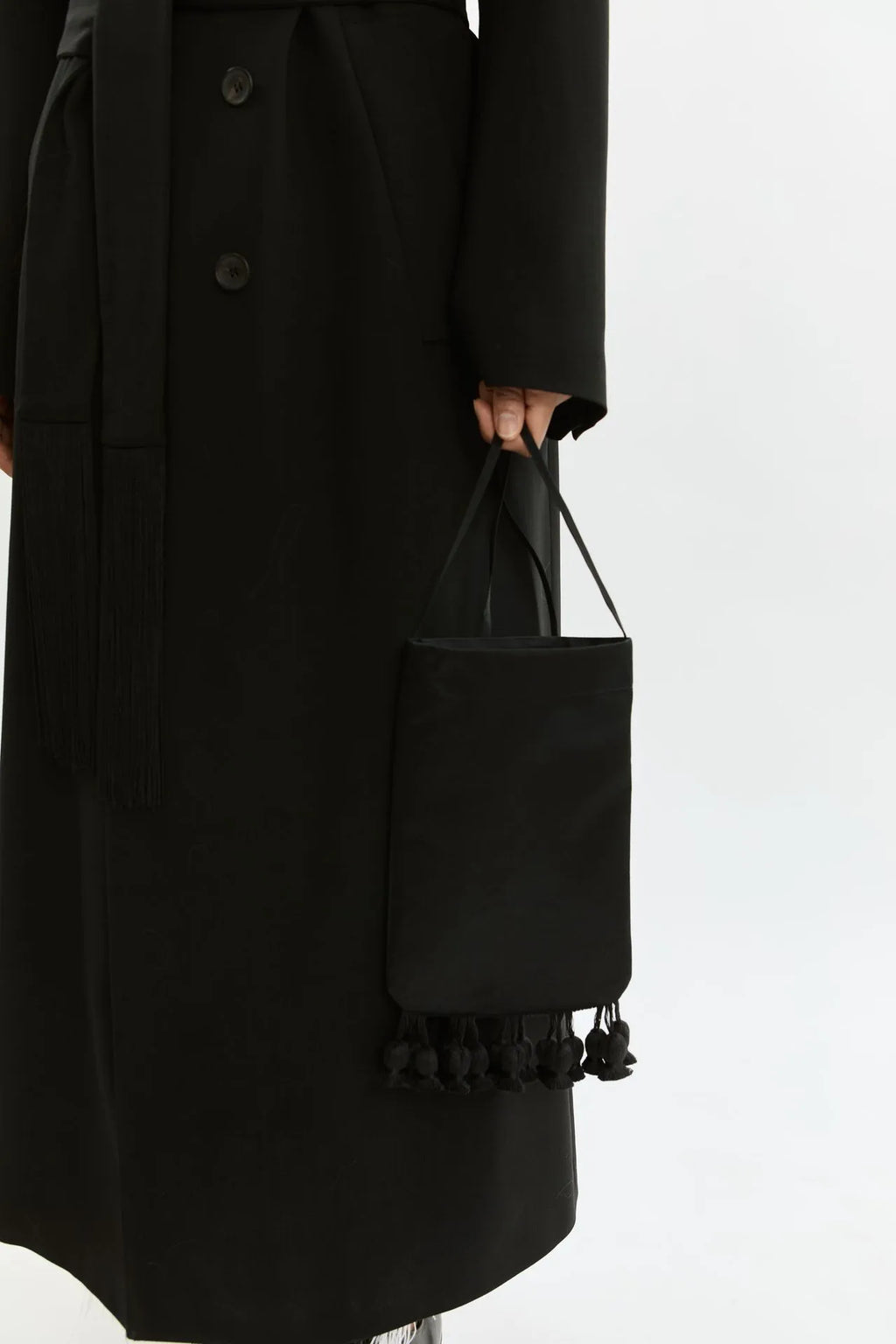 Junia bag | Black - Organza silk