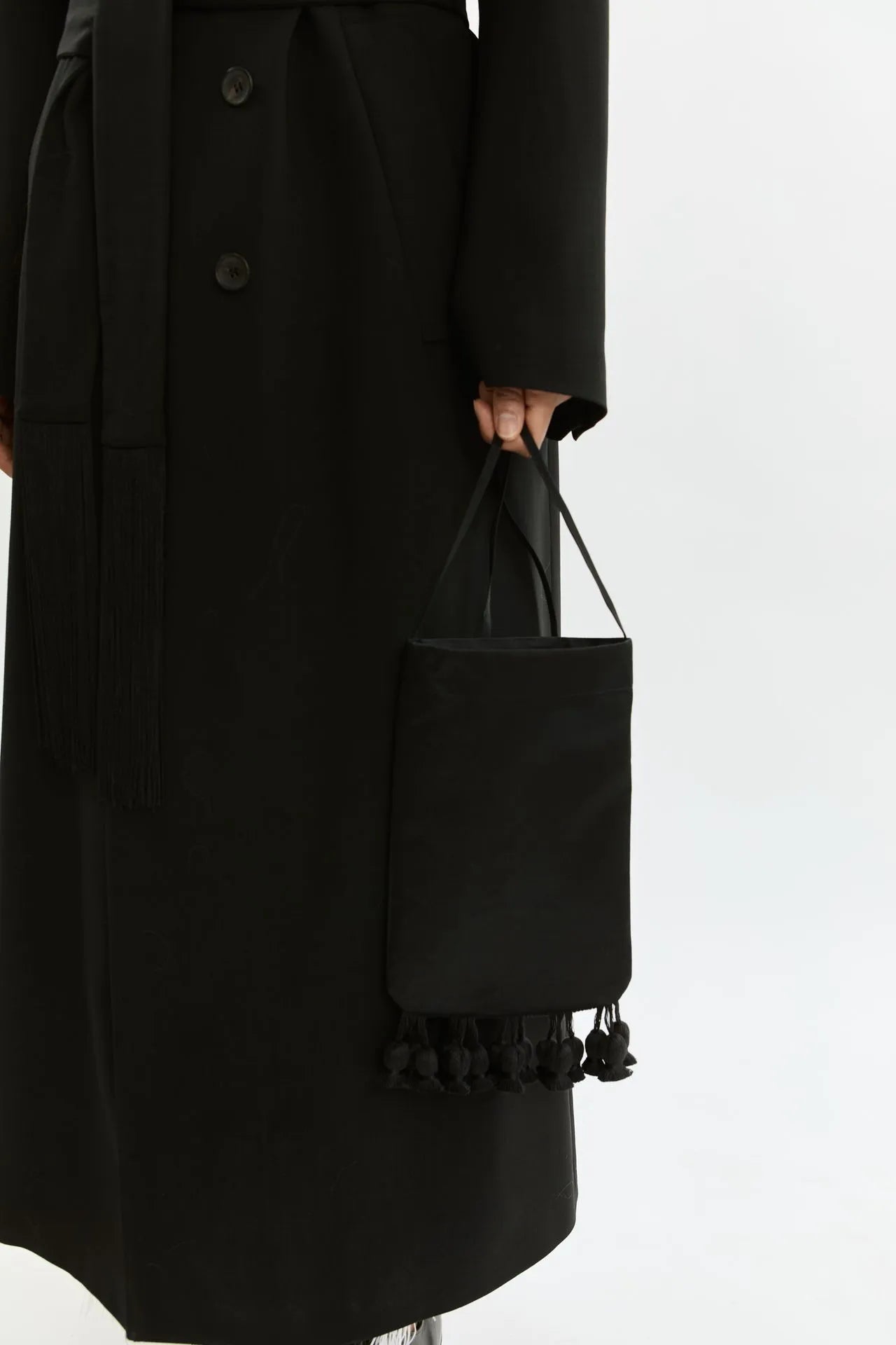 Junia bag | Black - Organza silk