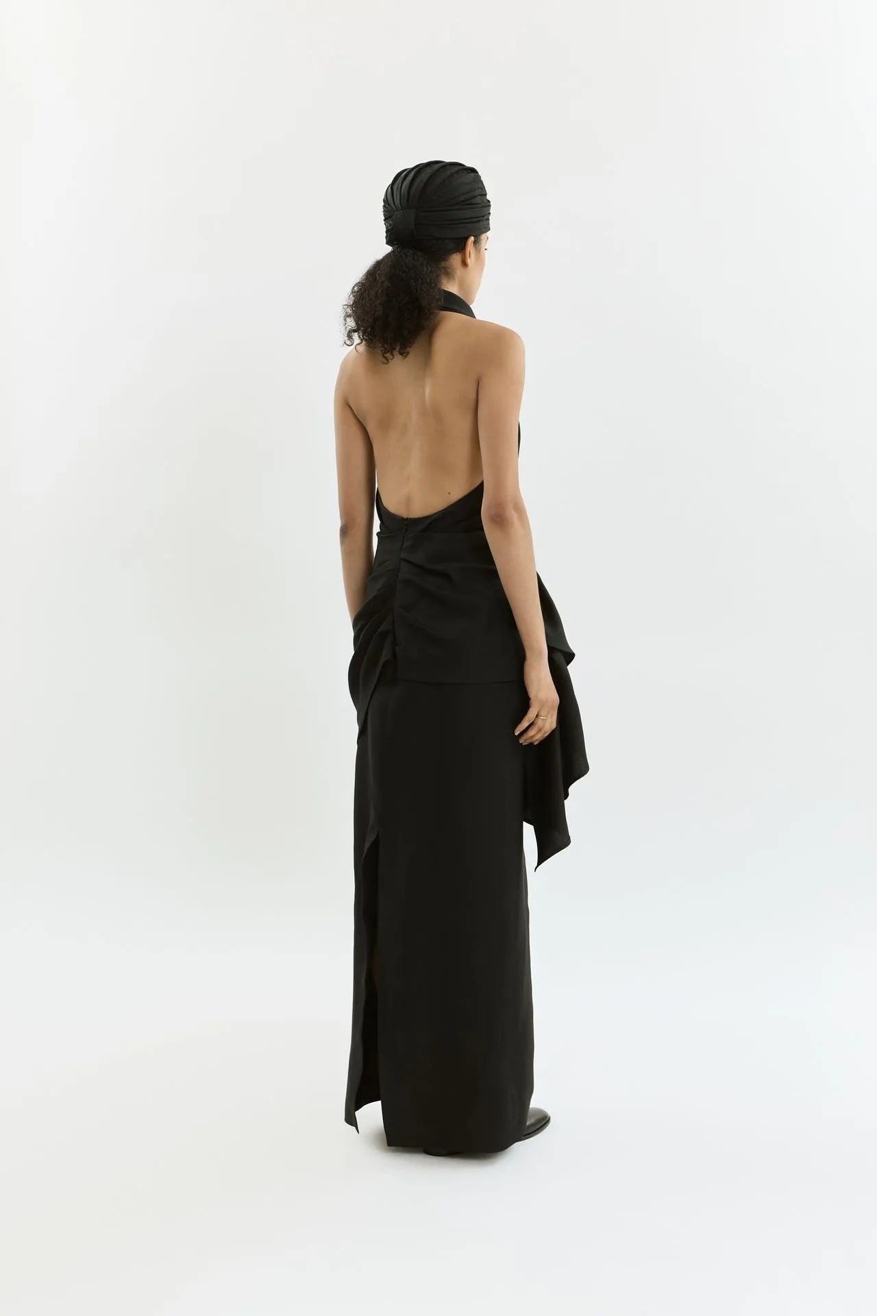 Lisa dress | Black - Cotton silk blend