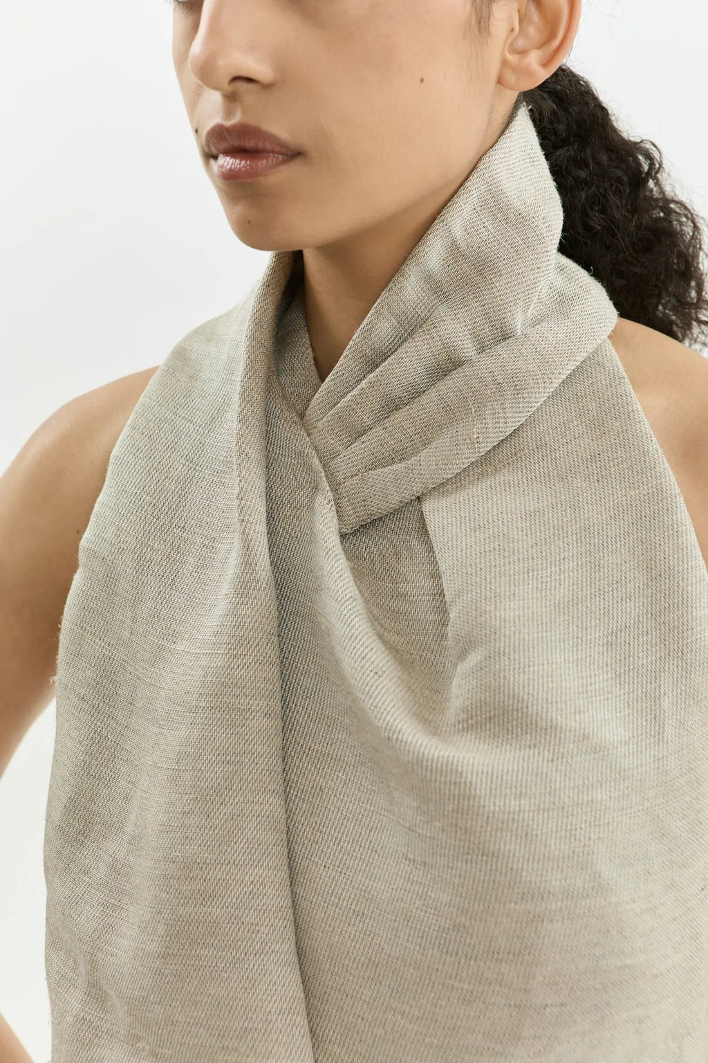 Lisa dress | Silver grey - Viscose blend