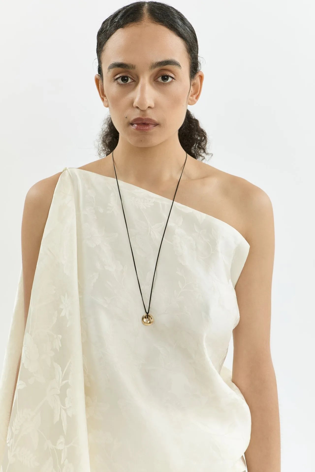 Macha double fringes | Cream - Jacquard