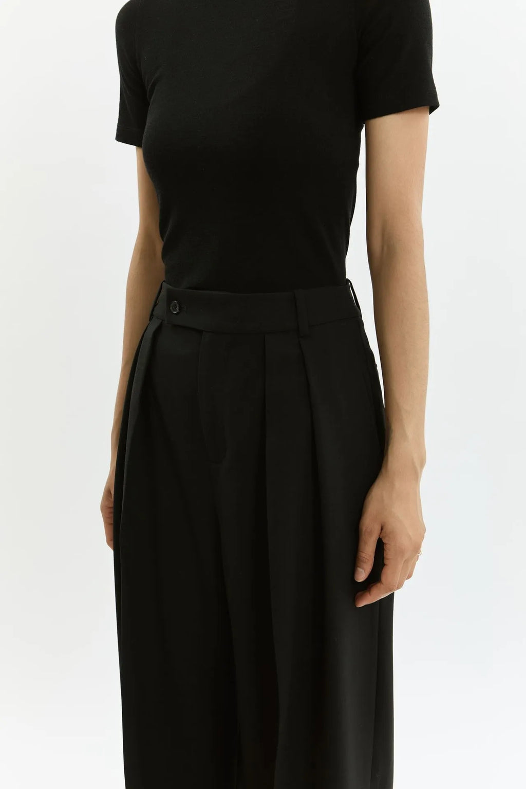Mandana trousers | Black - Virgin Wool