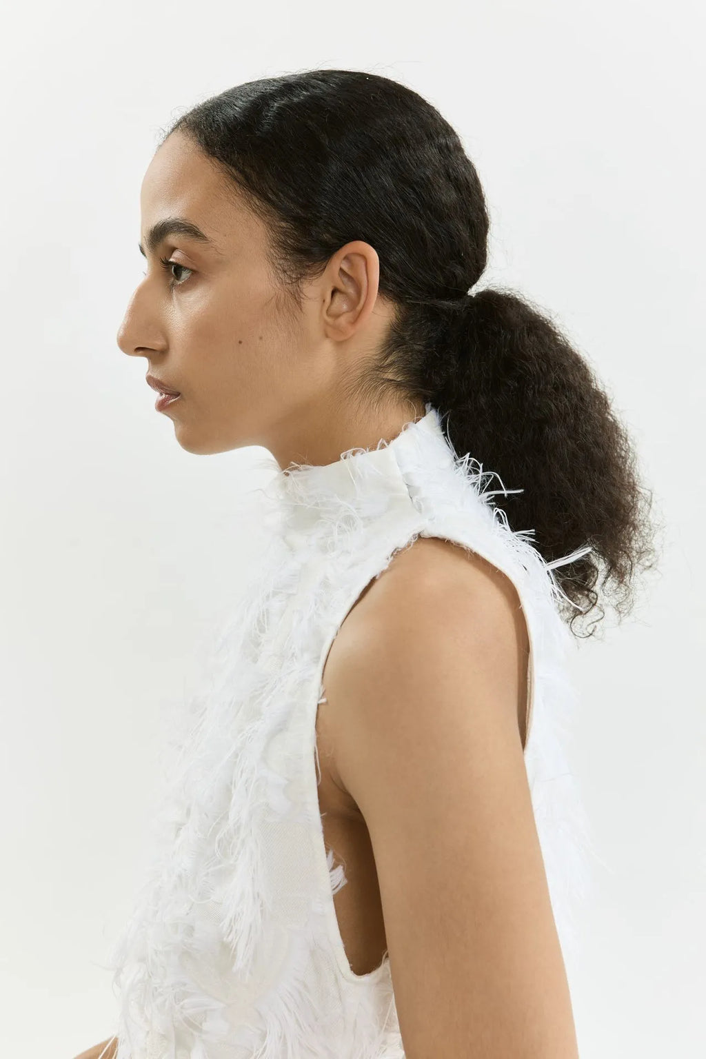 Morgane top | Cream - Viscose blend