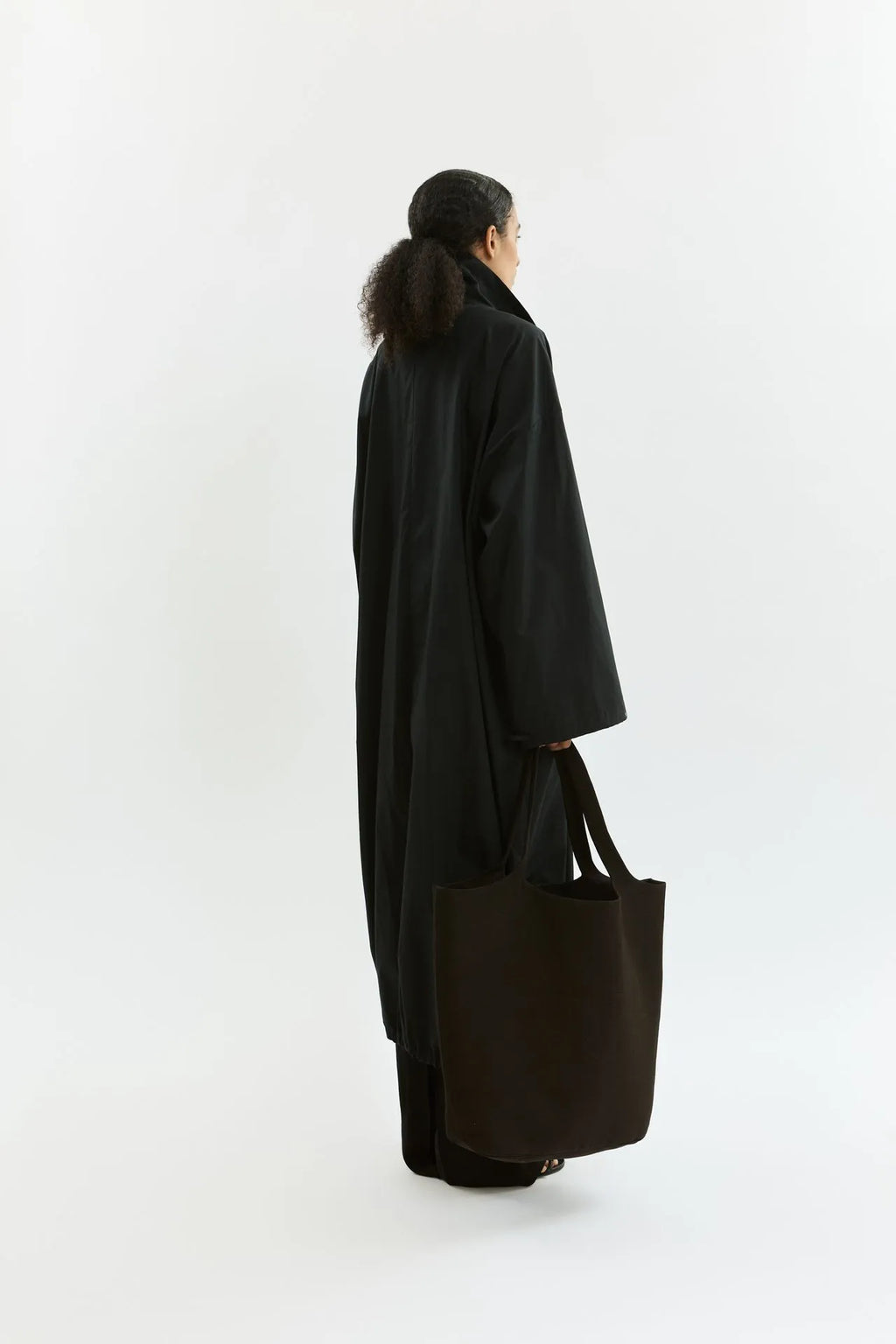 Nadine coat | Black - Cotton Poplin