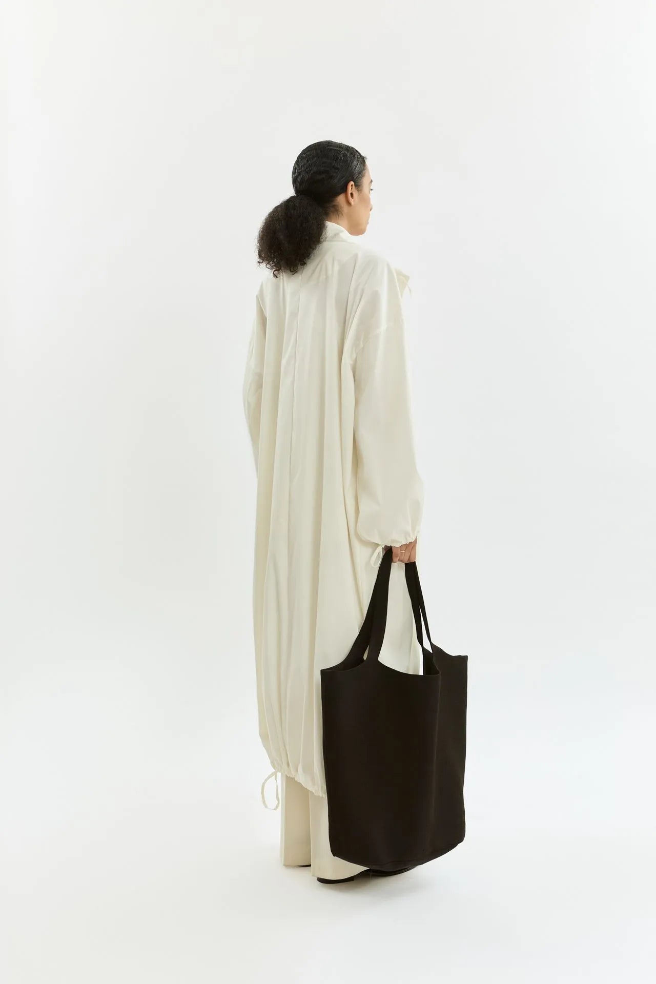 Nadine coat | Off white - Cotton Poplin