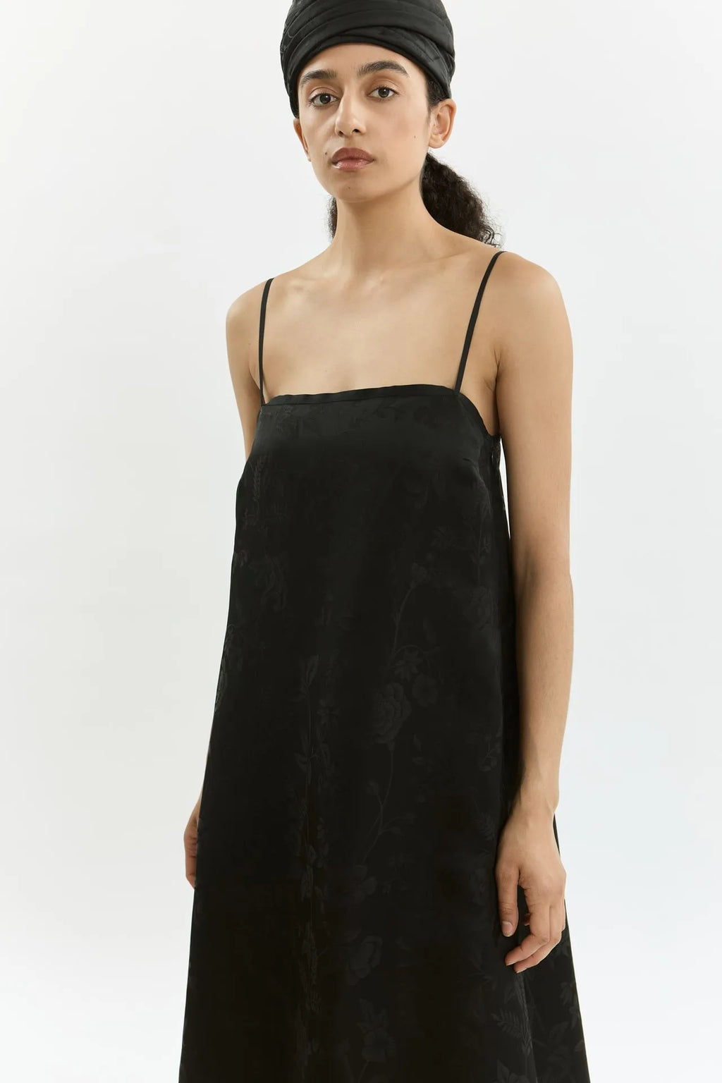 Sana dress | Black - Jacquard