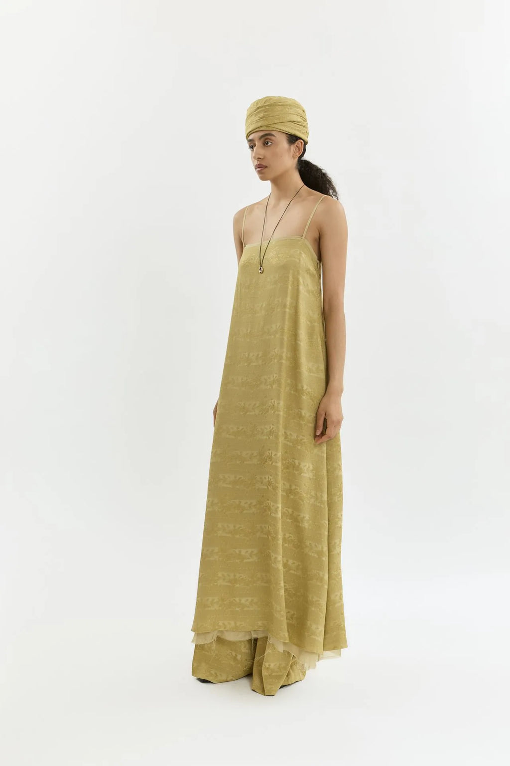 Sana dress | Hemp - Jacquard