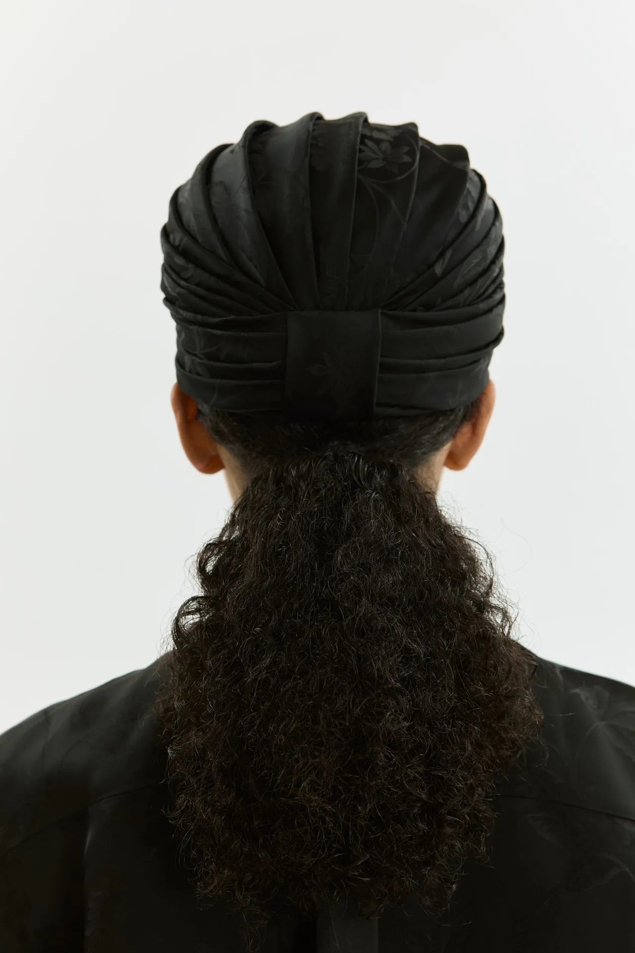 Tahia hat | Black - Viscose silk blend