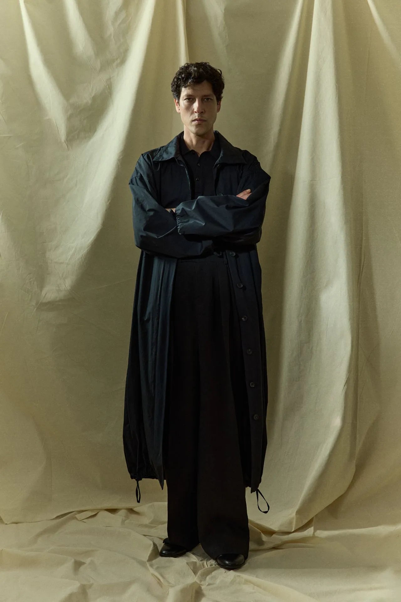 Nadine coat | Black - Cotton Poplin