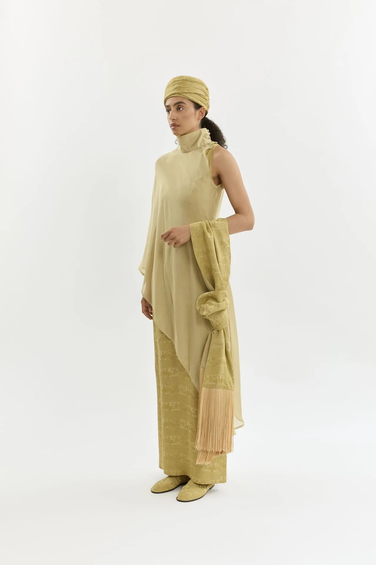 Anette Dress | Hemp - Jacquard