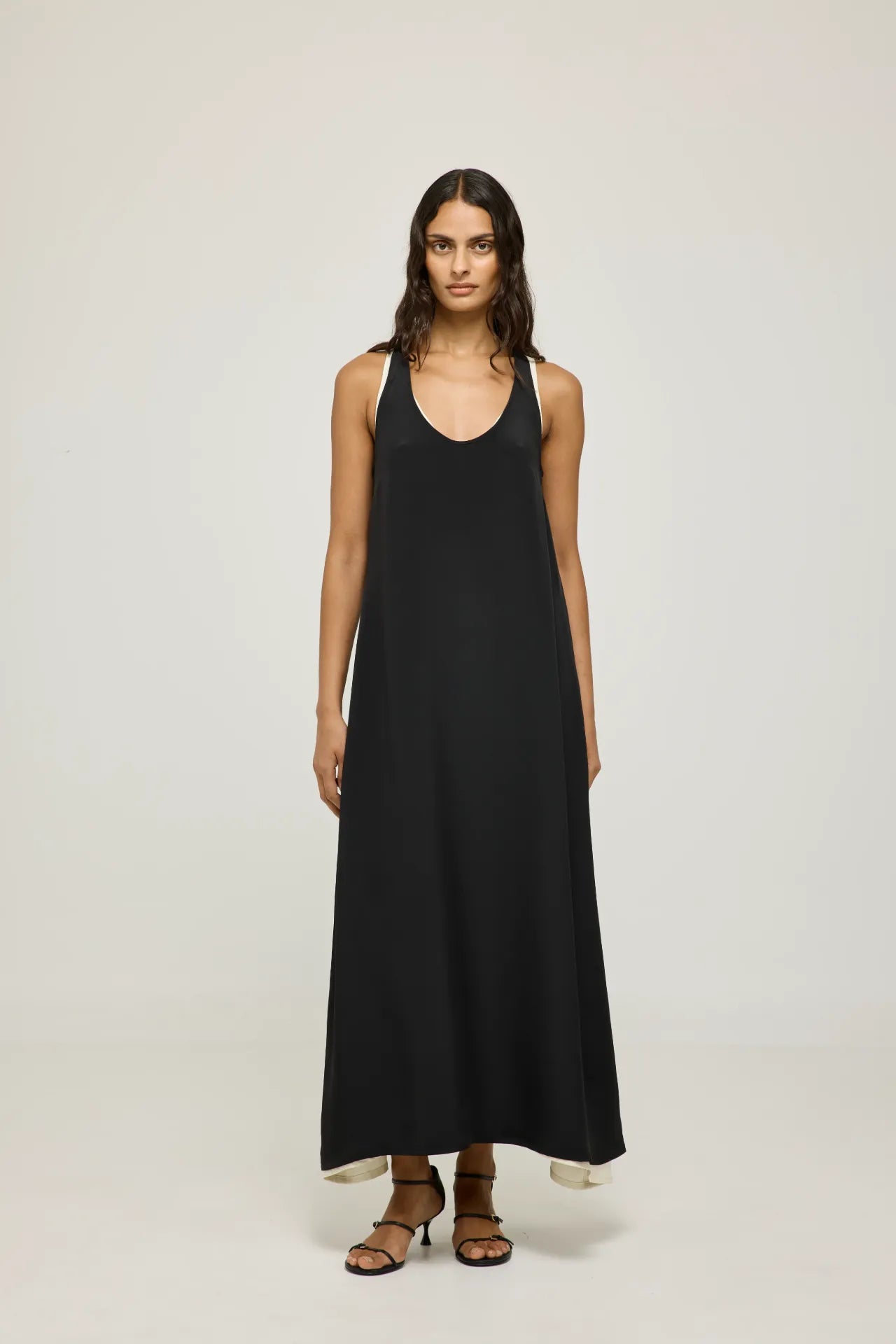 Gioia dress | Black - Crepe silk