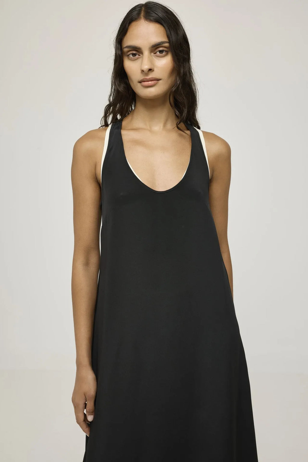 Gioia dress | Black - Crepe silk