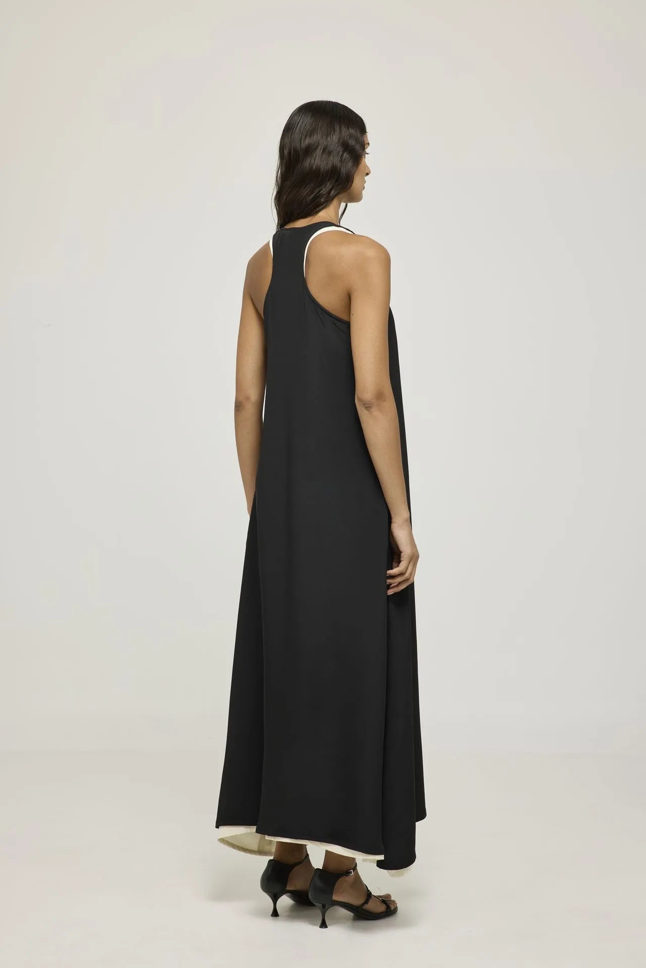 Gioia dress | Black - Crepe silk